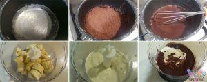 Bizcocho de chocolate negro sin gluten ni huevo 03
