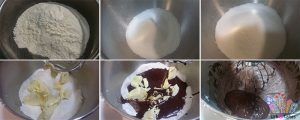 Bizcocho de chocolate negro sin gluten ni huevo 04